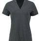 Cutter & Buck Polos XS / Dark Black Heather Cutter & Buck - Women's Forge Heathered Stretch Blade Top