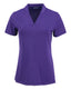 Cutter & Buck Polos XS / Dark College Purple Heather Cutter & Buck - Women's Forge Heathered Stretch Blade Top