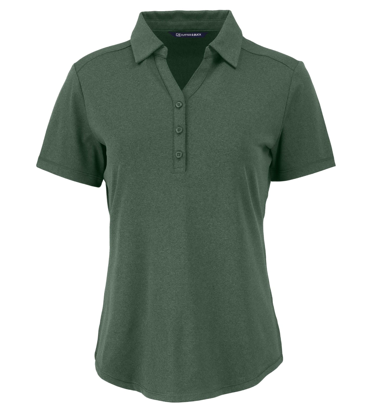 Cutter & Buck Polos XS / Dark Hunter Heather Cutter & Buck - Women's Heathered Forge Eco Stretch Recycled Polo