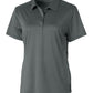 Cutter & Buck Polos XS / Elemental Grey Cutter & Buck - Women's Prospect Textured Stretch Short Sleeve Polo