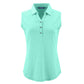 Cutter & Buck Polos XS / Fresh Mint Heather Cutter & Buck - Women's Forge Eco Stretch Recycled Sleeveless Polo