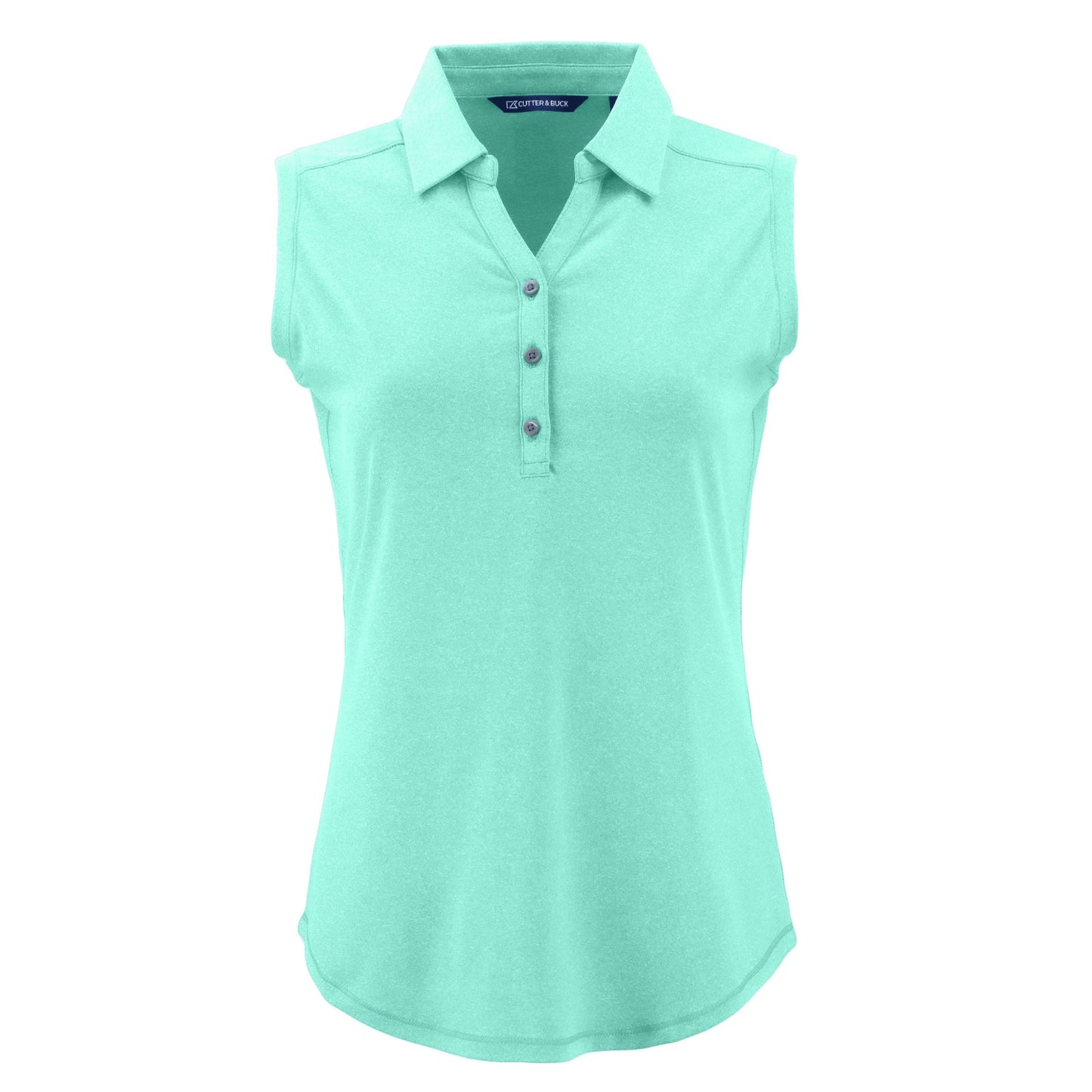 Cutter & Buck Polos XS / Fresh Mint Heather Cutter & Buck - Women's Forge Eco Stretch Recycled Sleeveless Polo
