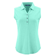 Cutter & Buck Polos XS / Fresh Mint Heather Cutter & Buck - Women's Forge Eco Stretch Recycled Sleeveless Polo