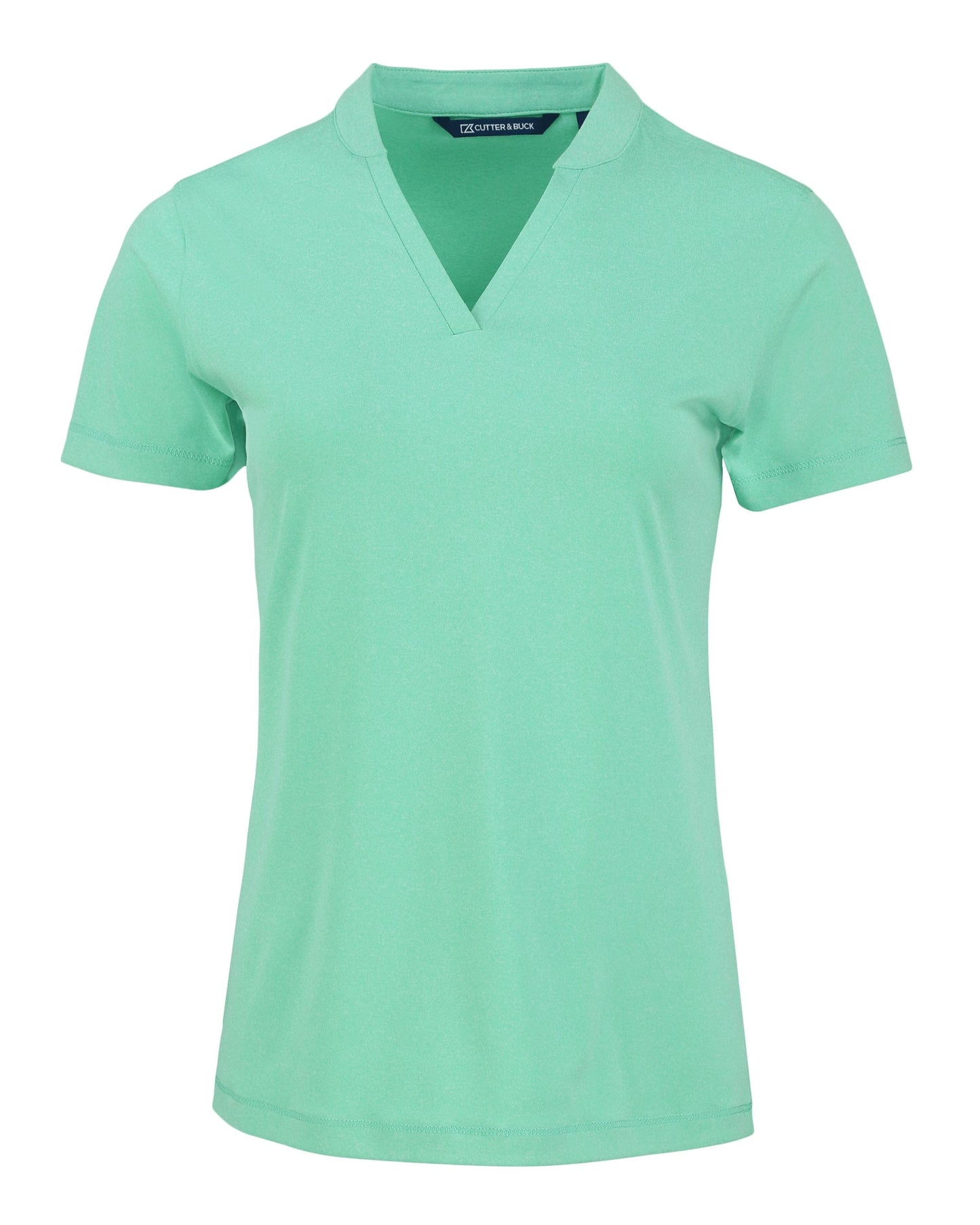 Cutter & Buck Polos XS / Fresh Mint Heather Cutter & Buck - Women's Forge Heathered Stretch Blade Top