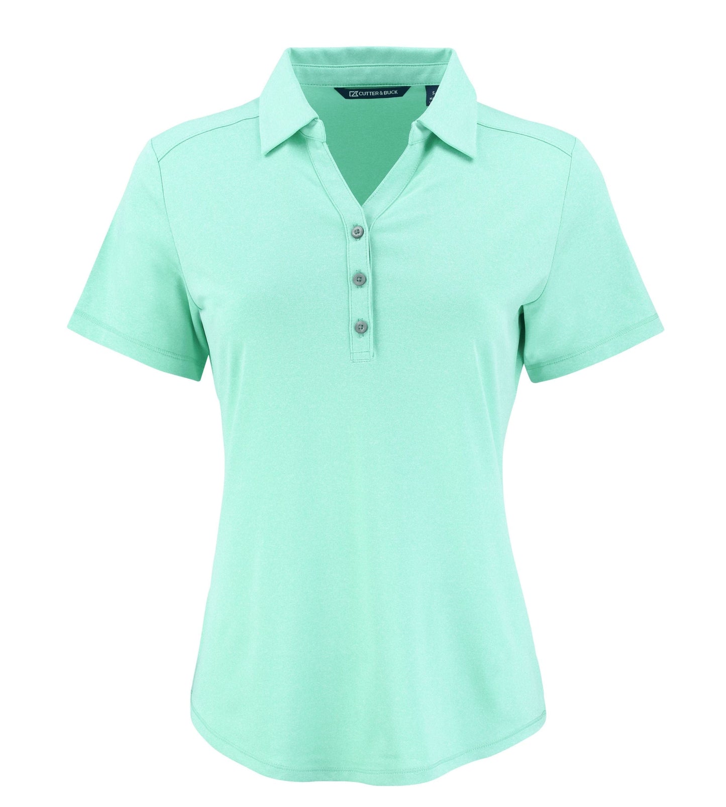 Cutter & Buck Polos XS / Fresh Mint Heather Cutter & Buck - Women's Heathered Forge Eco Stretch Recycled Polo