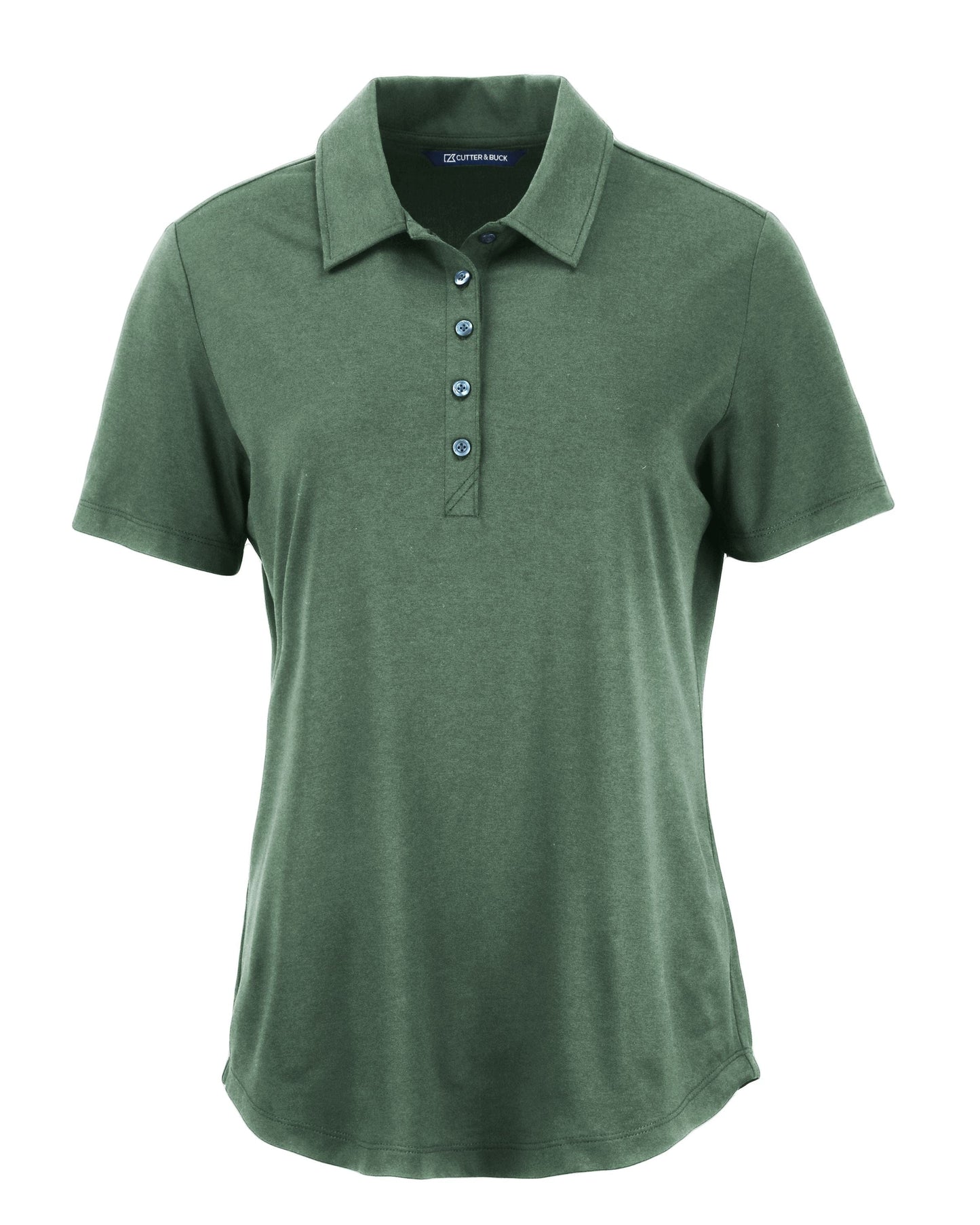 Cutter & Buck Polos XS / Hunter Cutter & Buck - Women's Coastline Epic Comfort Recycled Polo