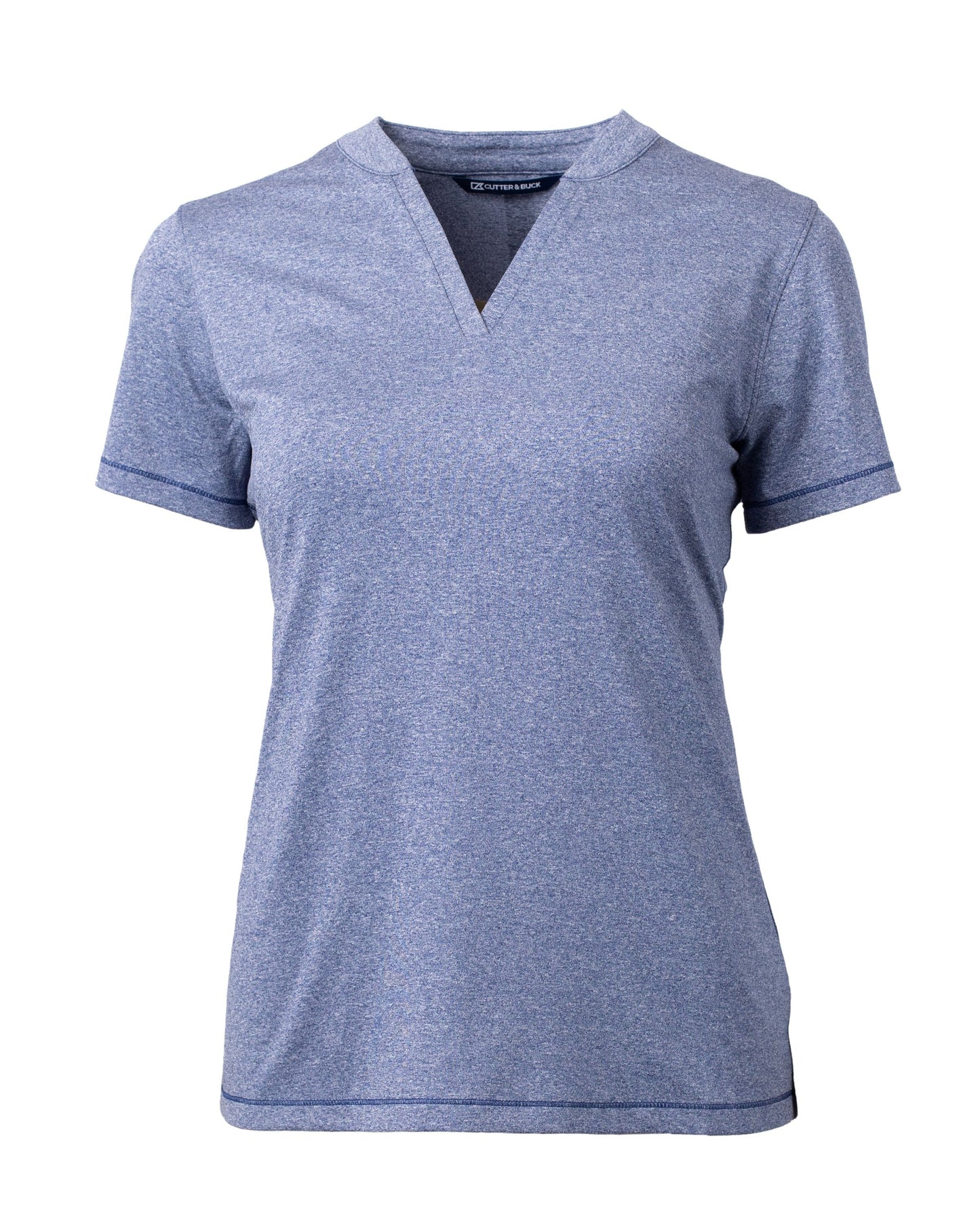 Cutter & Buck Polos XS / Indigo Heather Cutter & Buck - Women's Forge Heathered Stretch Blade Top