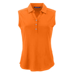 Cutter & Buck Polos XS / Orange Burst Cutter & Buck - Women's Forge Eco Stretch Recycled Sleeveless Polo