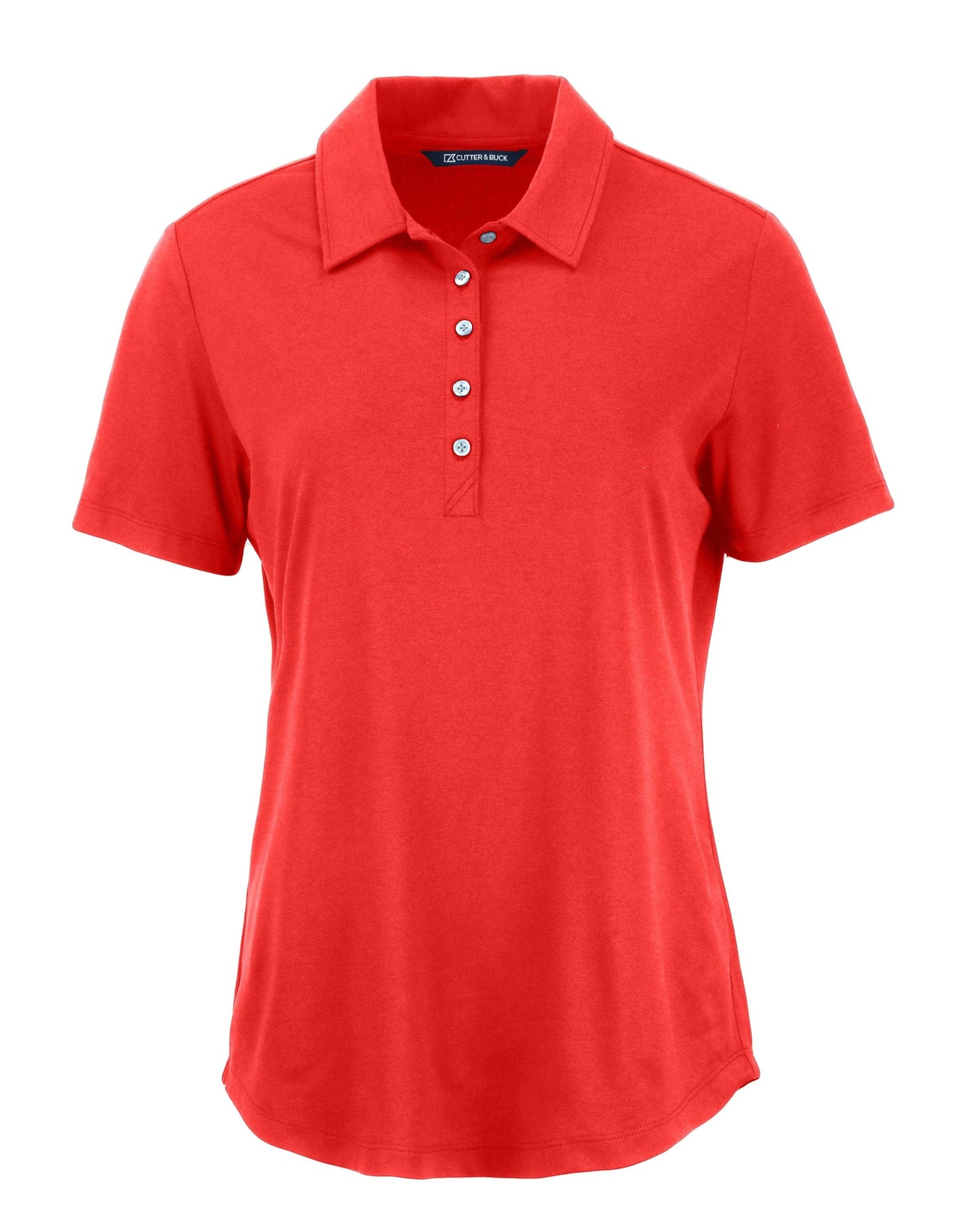 Cutter & Buck Polos XS / Red Cutter & Buck - Women's Coastline Epic Comfort Recycled Polo