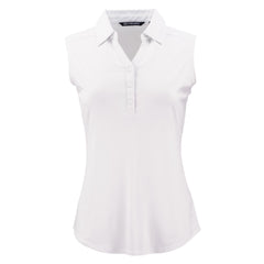Cutter & Buck Polos XS / White Cutter & Buck - Women's Forge Eco Stretch Recycled Sleeveless Polo