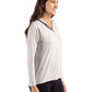 Cutter & Buck T-shirts Cutter & Buck - Women's Coastline Epic Comfort Recycled Hooded Shirt
