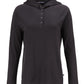 Cutter & Buck T-shirts XS / Black Cutter & Buck - Women's Coastline Epic Comfort Recycled Hooded Shirt