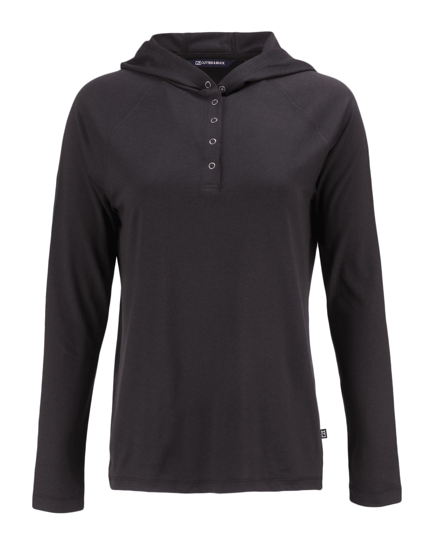 Cutter & Buck T-shirts XS / Black Cutter & Buck - Women's Coastline Epic Comfort Recycled Hooded Shirt