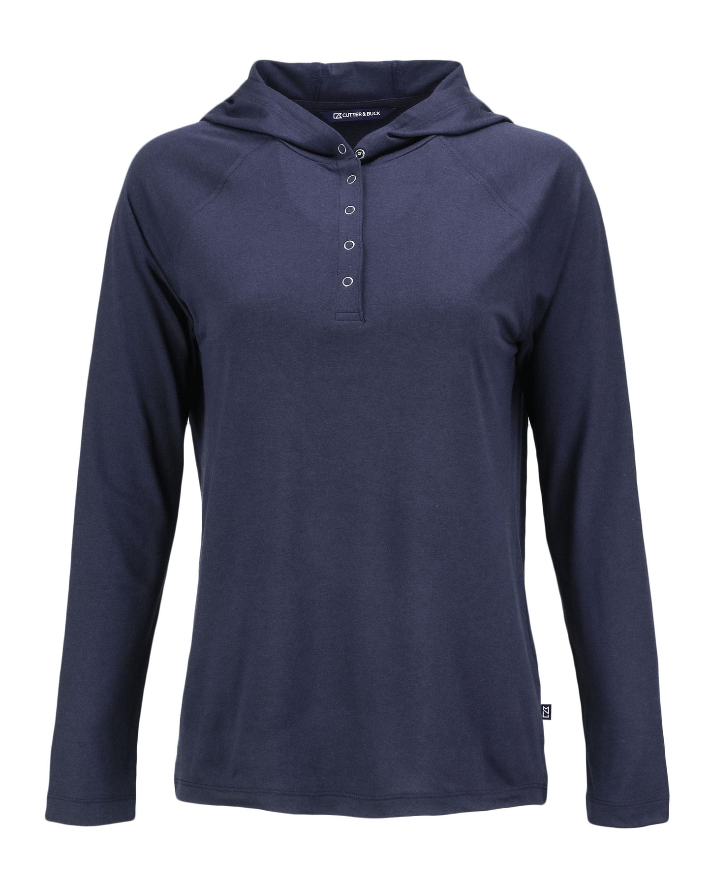 Cutter & Buck T-shirts XS / Navy Blue Cutter & Buck - Women's Coastline Epic Comfort Recycled Hooded Shirt