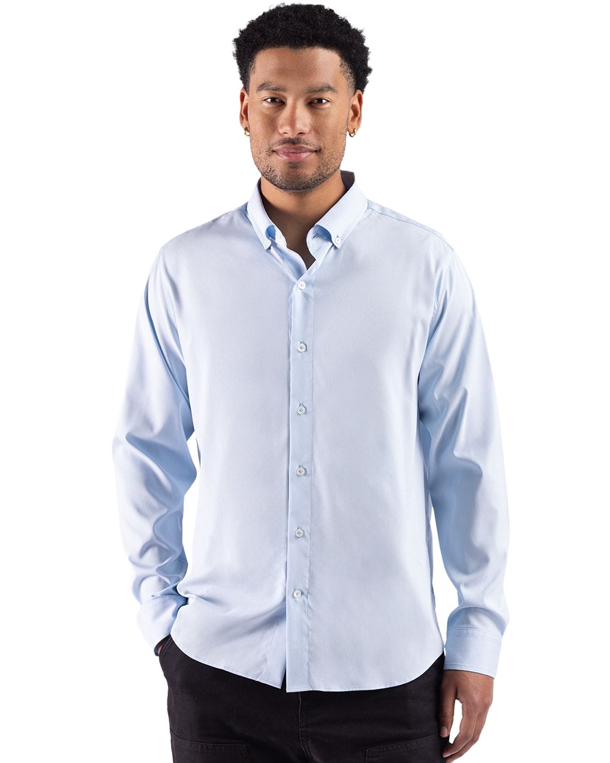 Cutter & Buck Woven Shirts Cutter & Buck - Men's Skyline End-on-End Recycled Dress Shirt