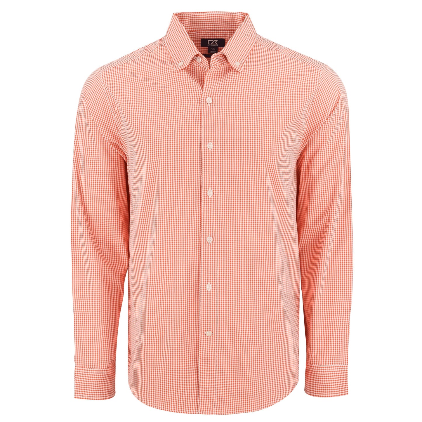 Cutter & Buck Woven Shirts S / College Orange/White Cutter & Buck - Men's Skyline Recycled Gingham Dress Shirt