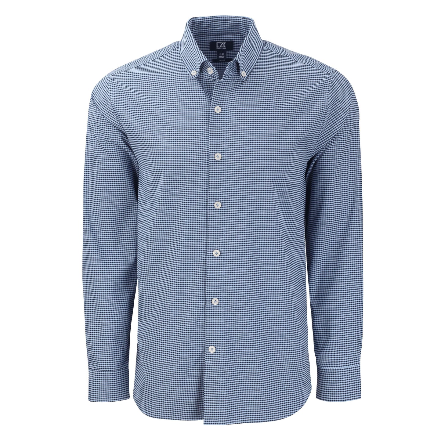 Cutter & Buck Woven Shirts S / Pale Blue/Navy Blue Cutter & Buck - Men's Skyline Recycled Gingham Dress Shirt