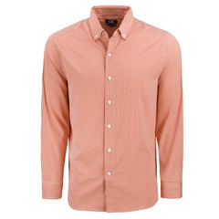 Cutter & Buck Woven Shirts S / Texas Orange/White Cutter & Buck - Men's Skyline Recycled Gingham Dress Shirt