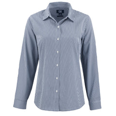 Cutter & Buck Woven Shirts XS / Navy Blue/White Cutter & Buck - Women's Skyline Recycled Gingham Dress Shirt