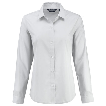 Cutter & Buck Woven Shirts XS / Solitare Cutter & Buck - Women's Skyline End-on-End Recycled Dress Shirt