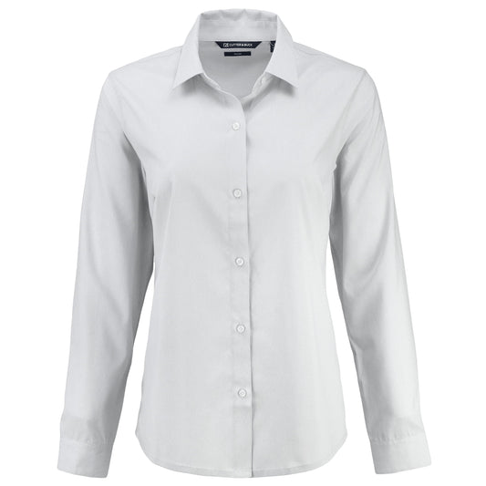 Cutter & Buck Woven Shirts XS / Solitare Cutter & Buck - Women's Skyline End-on-End Recycled Dress Shirt