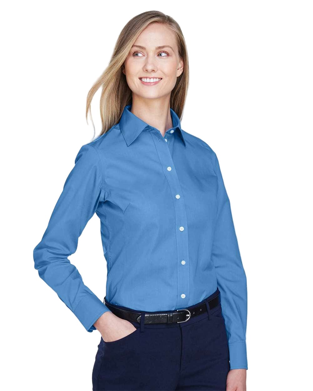 Devon & Jones Woven Shirts Devon & Jones - Women's Crown Collection™ Solid Broadcloth
