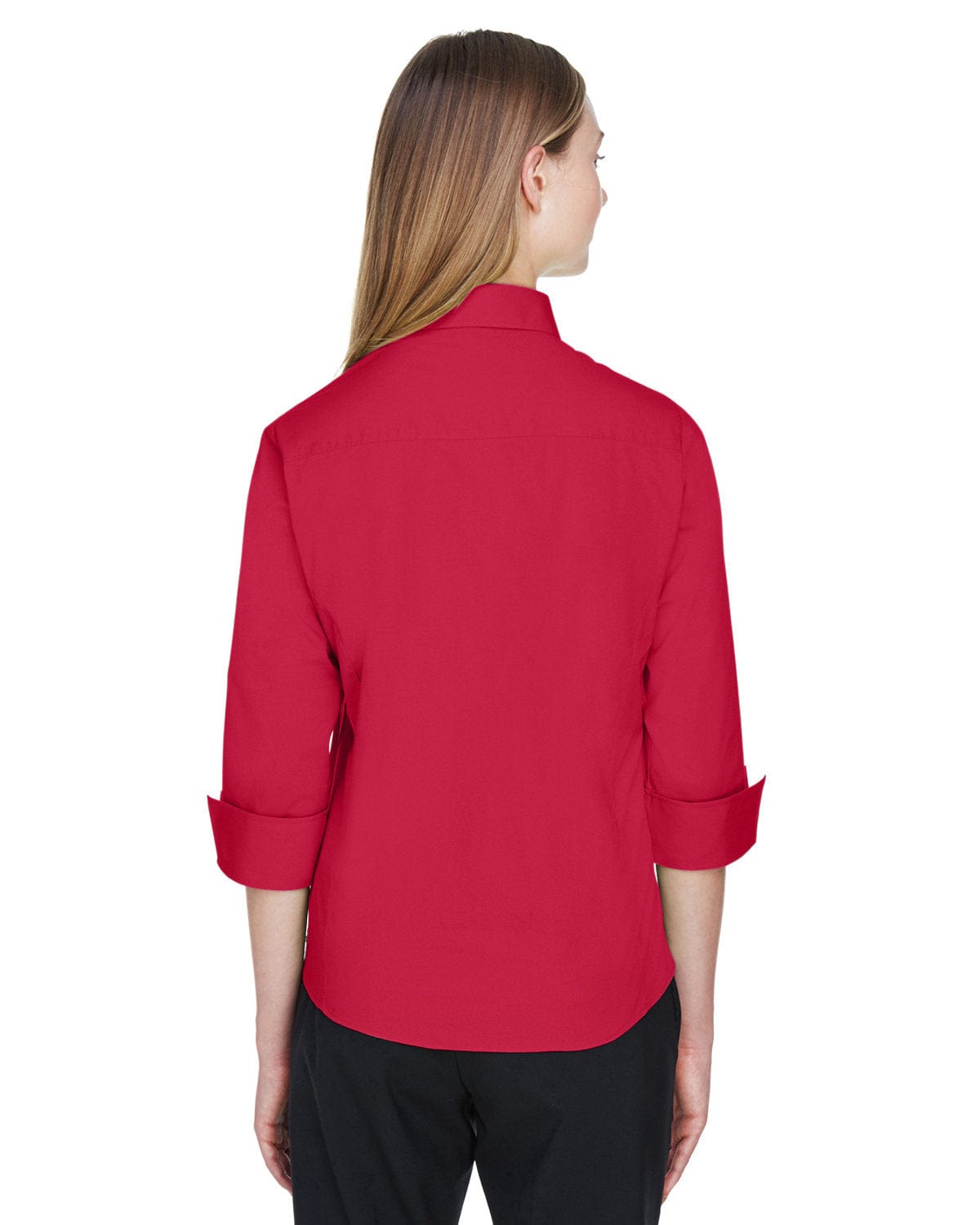 Devon & Jones Woven Shirts Devon & Jones - Women's Perfect Fit™ 3/4 Sleeve Stretch Poplin Blouse