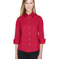 Devon & Jones Woven Shirts Devon & Jones - Women's Perfect Fit™ 3/4 Sleeve Stretch Poplin Blouse