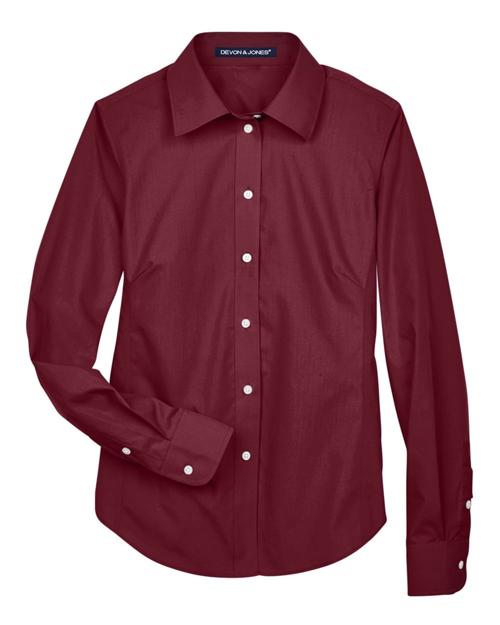 Devon & Jones Woven Shirts XS / Burgundy Devon & Jones - Women's Crown Collection™ Solid Broadcloth