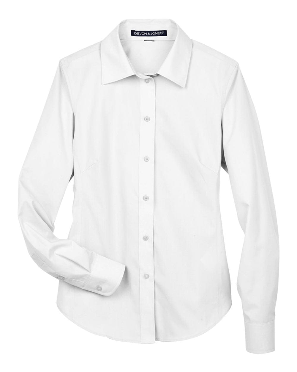 Devon & Jones Woven Shirts XS / White Devon & Jones - Women's Crown Collection™ Solid Broadcloth