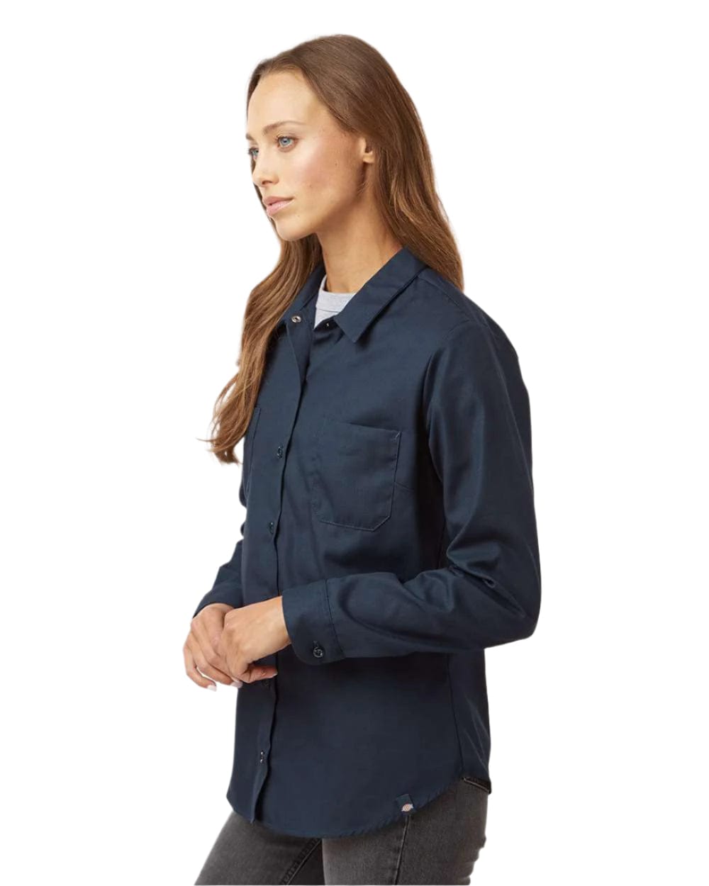 Dickies Workwear Only Dickies - Women's Industrial Long Sleeve Work Shirt