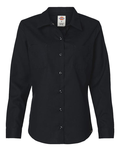 Dickies Workwear Only S / Black Dickies - Women's Industrial Long Sleeve Work Shirt