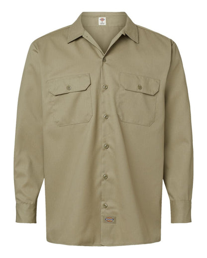 Dickies Workwear Only S / Khaki Dickies - Long Sleeve Work Shirt