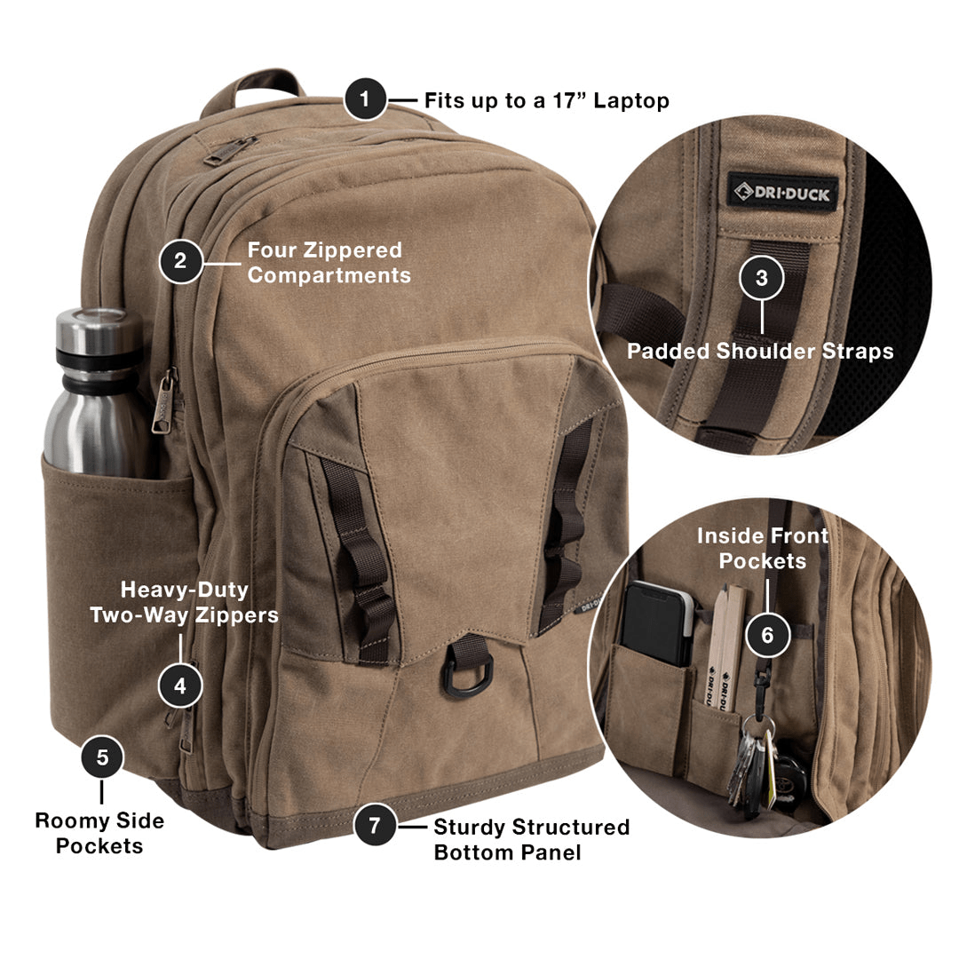 DRI DUCK Bags DRI DUCK - Traveler Backpack