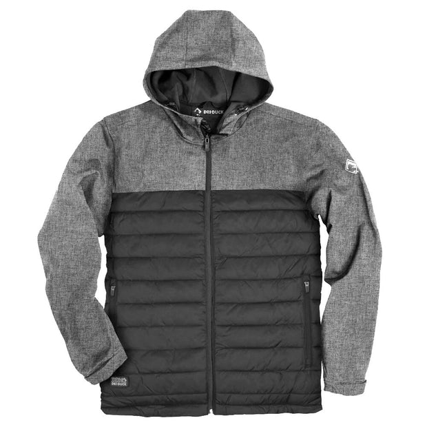 DRI DUCK Outerwear S / Black Heather/Black DRI DUCK - Men's Pinnacle Softshell Puffer Jacket