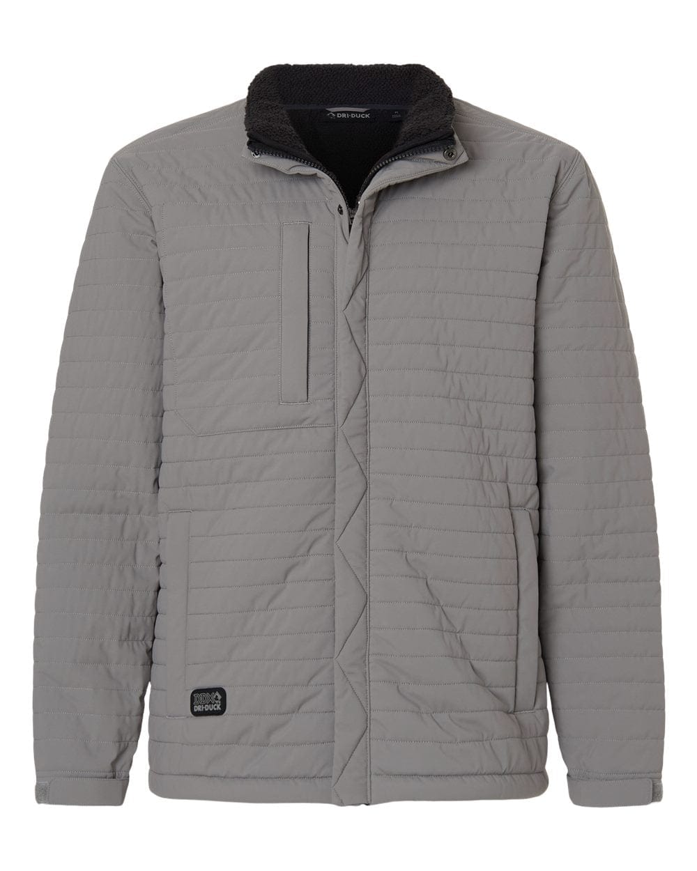 DRI DUCK Outerwear S / Grey DRI DUCK - Men's Keystone Quilted Full-Zip Jacket