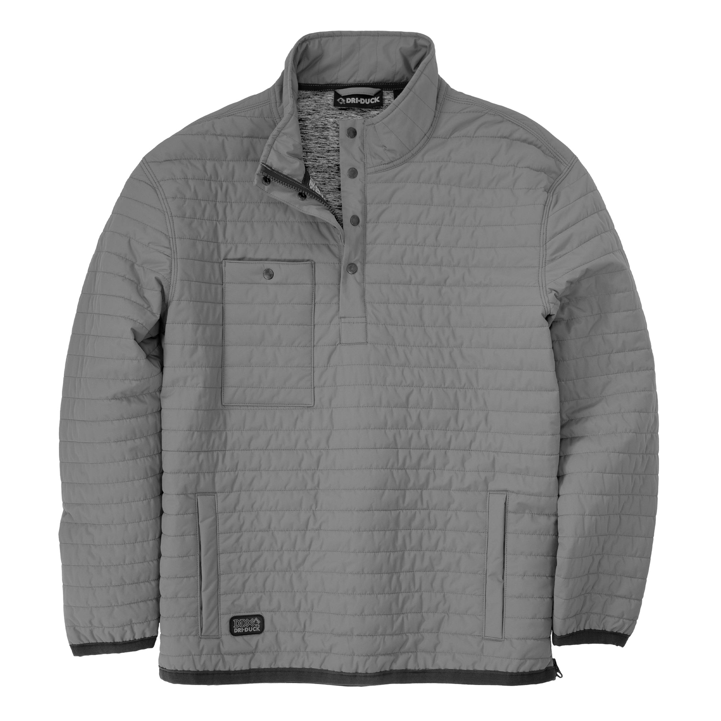 DRI DUCK Outerwear S / Grey DRI DUCK - Men's Keystone Quilted Pullover
