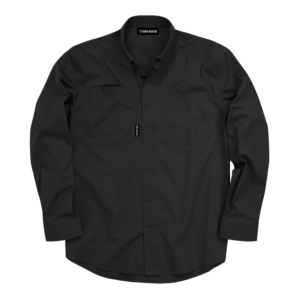 men's long sleeve casual dress shirts DRI DUCK