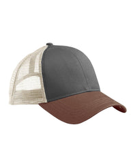 econscious Headwear One Size / Charcoal/Leg Brown/Oyster econscious - Eco Trucker Hat