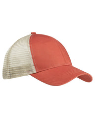 econscious Headwear One Size / Orange Poppy/Oyster econscious - Eco Trucker Hat