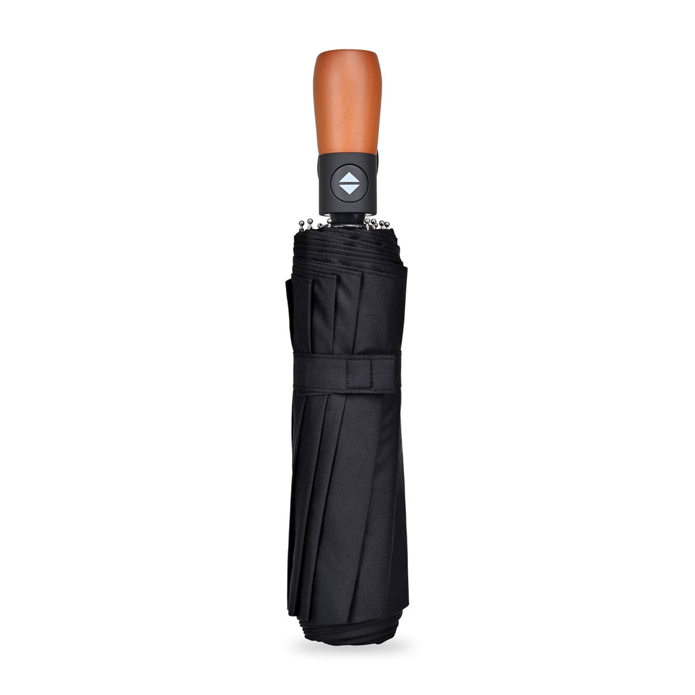 Elements Accessories 46" / Black Elements - 46" Recycled Auto Open & Close Executive Folding Umbrella