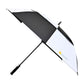 Elements Accessories 60" / Black/White Elements - 60" Recycled Auto Open Double Canopy Golf Umbrella
