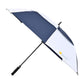 Elements Accessories 60" / Navy/White Elements - 60" Recycled Auto Open Double Canopy Golf Umbrella
