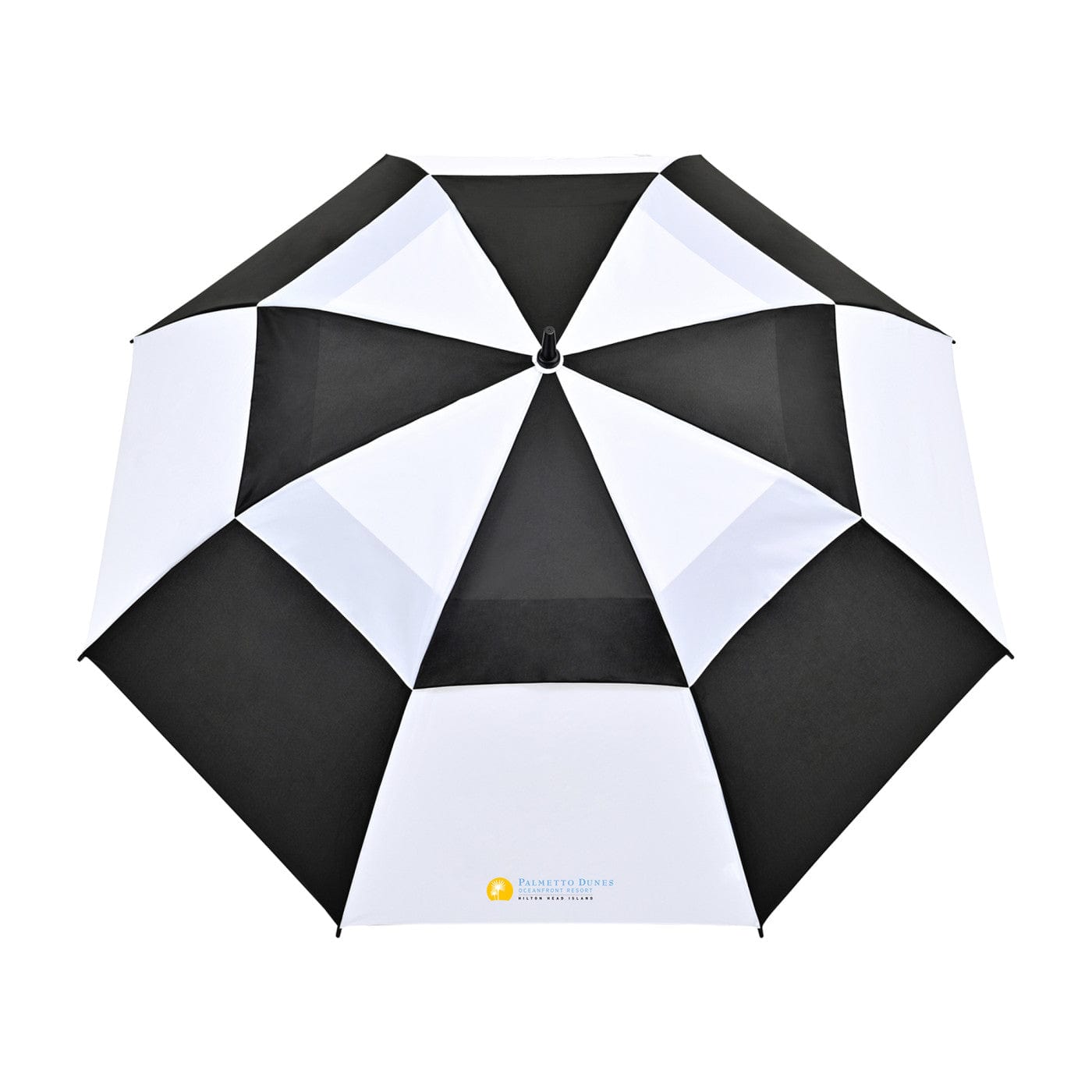 Elements Accessories Elements - 60" Recycled Auto Open Double Canopy Golf Umbrella