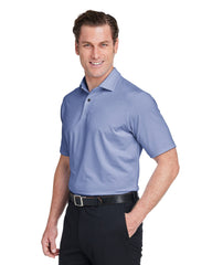 Fairway & Greene Polos Fairway & Greene - Men's USA Made Mini Stripe Tech Polo