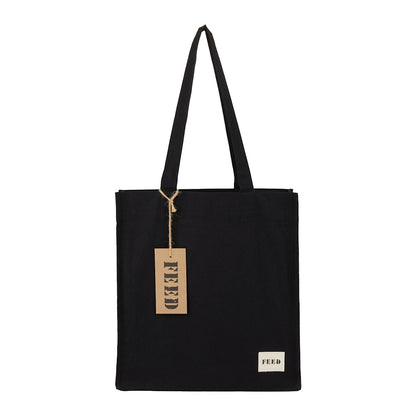 FEED Bags One Size / Black FEED - Organic Cotton Book Tote