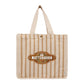 FEED Bags One Size / Natural FEED - Cotton and Jute Striped Tote