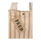 FEED Bags One Size / Natural FEED - Cotton and Jute Striped Tote