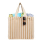 FEED Bags One Size / Natural FEED - Cotton and Jute Striped Tote
