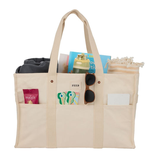 FEED Bags One Size / Natural FEED - Organic Cotton Large Market Tote